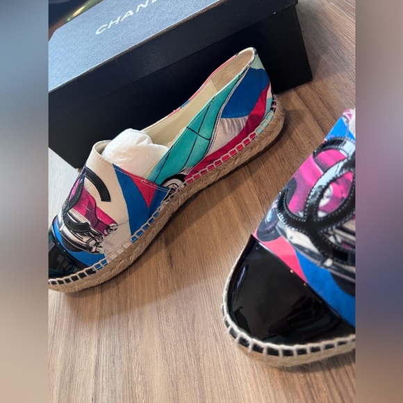 Chanel multicolor espadrilles size 38 - Picture 4 of 13